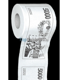 Toaletní papír pětitisícovka